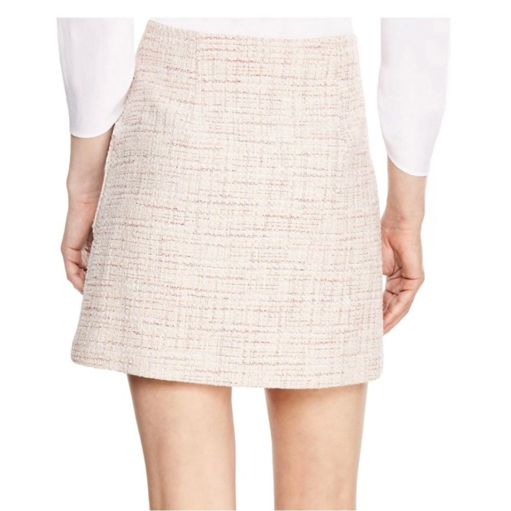 Sandro Agatha Boucle Tweed A-Line Mini Skirt - Picture 2 of 9